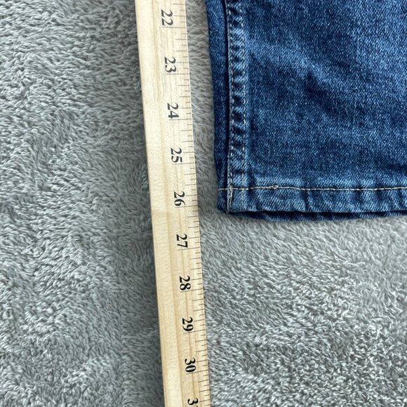 Calvin Klein Womens High-Rise Straight Leg Jeans Size 16 Blue NWT 5651 - Picture 7 of 9